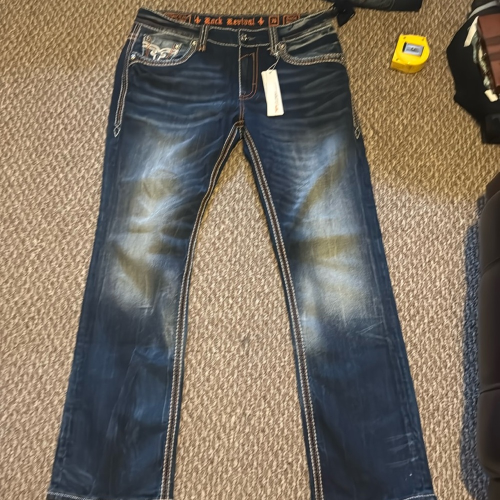 Rock Revival Marlin Strait Size:36W 32L 18Inseam